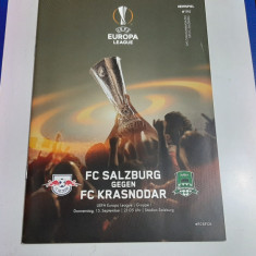 program FC Salzburg - FC Krasnodar