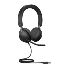 Casti Call Center Jabra Evolve2 40 SE, USB-A, stereo, microfon (Negru)