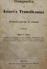 Istoria Transilvaniei, Ioan Rusu, Sibiu 1864, Editie Princeps, Carte Veche