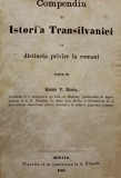 Istoria Transilvaniei, Ioan Rusu, Sibiu 1864, Editie Princeps, Carte Veche