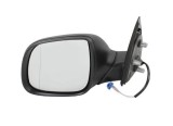 Oglinda usa exterioara VW Amarok (N817), 01.2010-2012, partea Stanga, reglare electrica; carcasa neagra; incalzit; sticla asferica; geam cromat; RJHO