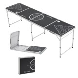 Masa bere Pong Ibiza 240 x 60 cm inaltime reglabila 54-70 cm [en.casa] HausGarden Leisure