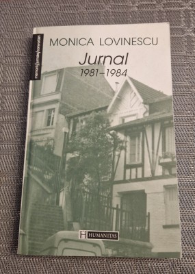 Jurnal 1981 - 1984 Monica Lovinescu foto