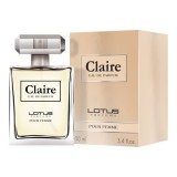 Apa de Parfum Femei Claire Revers, 100ml, Floral Oriental Lemnos, Frezie Bujor Lici, Trandafir, Ambra Cedru, Persistent, 80% Concentratie