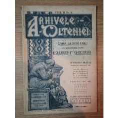 ARHIVELE OLTENIEI, ANUL II, NR. 6 MARTIE -APRILIE 1923