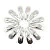 Set 36 bucati agrafe pentru par Dofash, 5 x 1.5 cm, metal, argintiu