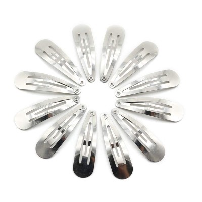 Set 36 bucati agrafe pentru par Dofash, 5 x 1.5 cm, metal, argintiu foto
