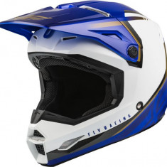 Casca Unisex Moto Fly Enduro Kinetic Vision ECE Alb / Albastru Marimea XS FLY E73-8654XS