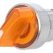 Comutator rotativ 22mm LED portocaliu IP66