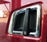 Set Ornamente Manere Usa Crom Scania S (2016-) Exterior, Stanga+Dreapta, Banda Dublu Adeziva