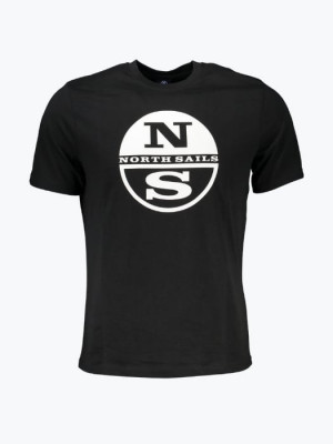 Tricou barbati cu imprimeu cu logo si croiala Regular fit negru XL, Negru, XL INTL, XL (Z200: SIZE (3XSL --&amp;gt;5XL)) foto