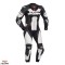 Costum (combinezon) motociclete barbati piele Ixon vara model Jackal MS culoare: negru/alb Negru/albastru XL
