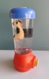 Joc de apă vintage cu pinguin &ndash; Jucărie rom&acirc;nească comunistă de colecție, anii '80 &ndash; FUNCȚIONALĂ