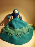 (3) Papusa &ldquo;Pistruiata&rdquo; unicat. Un cadou handmade pentru fetite,, 4-6 ani, Textil