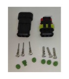 Set conectori cablu Superseal 1.5 tata-mama mufa 3 pin +6 pini, TE Connectivity