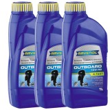 Pachet 3 litri ulei Ravenol 4T Outboardoel 10W40