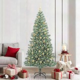 VidaXL Pom de Crăciun artificial cu zăpadă imitată și lumină LED 3396828
