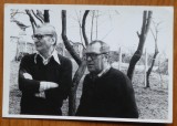 Cumpara ieftin Fotografie cu Radu Beligan si Marin Preda, din anii 76