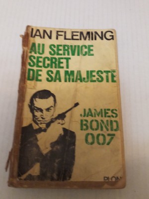 Au service de sa majeste.James Bond 007 - Ian Flemming foto