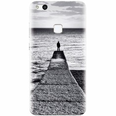 Husa silicon pentru Huawei P10 Lite, Abstract Dock Man Grey foto