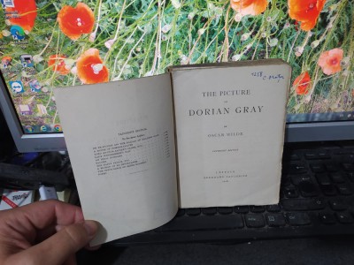 The Picture of Dorian Gray, Oscar Wilde, Tauchnitz edition, Leipzig 1908, 192 foto