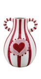 Vaza flori ceramica multicolora 17 x 21 cm