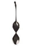 Bile Vaginale Duble Vibe Therapy Black Justforme, Silicon &amp; ABS, 85g - Antrenament Musculatura Interna, Editie Limitata