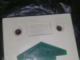 2 PLACI DE CONTROL pentru lift vechi,placa de control pentru lifturile vechi plexiglas Sageata verde-pentru sus si jos-mijloc rosu si orificiu buton