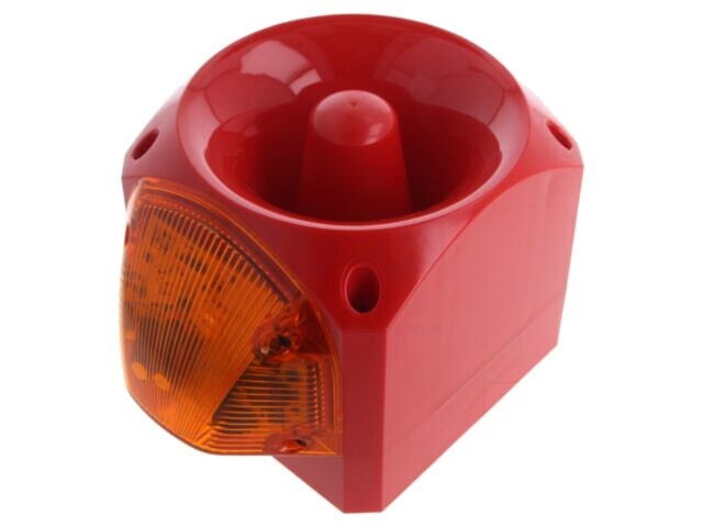 Semnalizator luminos și acustic KLAXON SIGNALS Nexus 105 10-60V DC, sirenă și lumină flash