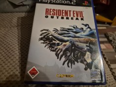Joc Resident Evil Outbreak de colectie complet in carcasa originala pentru ps2 playstation2 ps 2