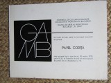 PAVEL CODITA PLIANT EXPOZITIE 1978
