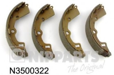 Set saboti frana, frana de mana KIA PICANTO (BA) (2004 - 2011) NIPPARTS N3500322