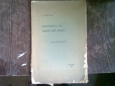 PASTORITUL LA BASCII DIN SOULE - OV. DENSUSIANU foto