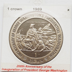1863 Insula Man 1 crown 1989 Washington crossing the Delaware km 246