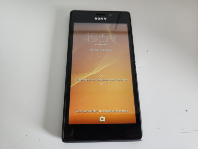 Telefon Sony Xperia M2 D2303 negru impecabil foto