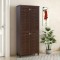 Dulap de pantofi Mantam 4 usi, Nuc, 24 - 30 de perechi, 78x40x170 cm