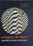 CULEGERE DE TEXTE SPANIOLE SI LATINO-AMERICANE-RENE JERUSALMI, DOINA PACURARIU-242959