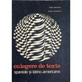 CULEGERE DE TEXTE SPANIOLE SI LATINO-AMERICANE-RENE JERUSALMI, DOINA PACURARIU-242959
