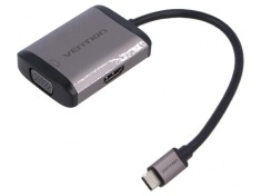 Hub USB HDMI soclu,USB A soclu,USB C soclu,USB C mufă,VGA - Hub USB multiport 5-in-1