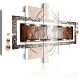 Cumpara ieftin Tablou - Golden Blizzard 200x100 cm