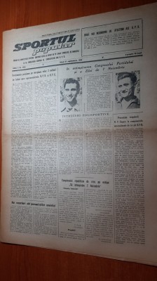 sportul popular 21 septembrie 1954-caiac-canoe,alpinism,campionatul de cros foto