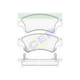 Set placute frana Icer 181513, parte montare : Punte Fata