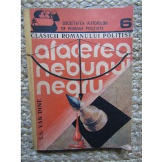 S.S. Van Dine - Afacerea nebunul negru