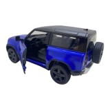 Macheta 2020 Land Rover Defender 90 albastru 1/36 Kinsmart