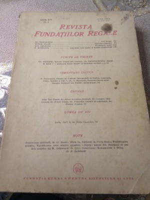 J Revista Fundațiilor Regale iunie 1947 foto