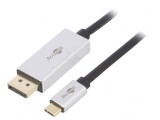 Adaptor DisplayPort 1.4 HDCP 2.2 USB-C Mufă, Goobay