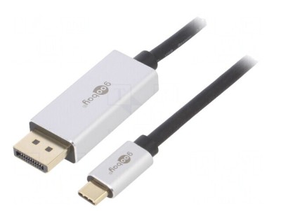 Adaptor DisplayPort 1.4 HDCP 2.2 USB-C Mufă foto