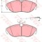 Set placute frana,frana disc FIAT DUCATO platou / sasiu (230) (1994 - 2002) TRW GDB1425
