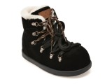 Ghete GRYXX negre, 5808, din piele intoarsa