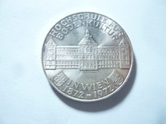 Moneda 50 schillingi Austria 1972 argint 0,900 , cal. UNC Inst Agricultura Viena foto